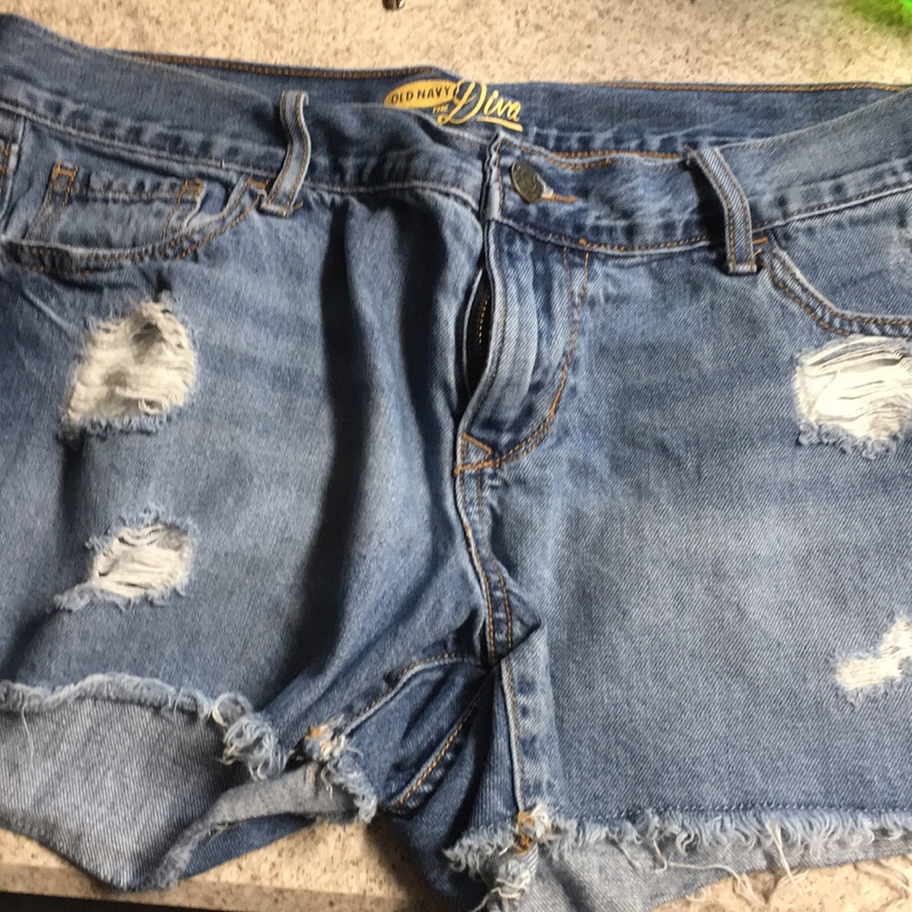 Old Navy cut offs